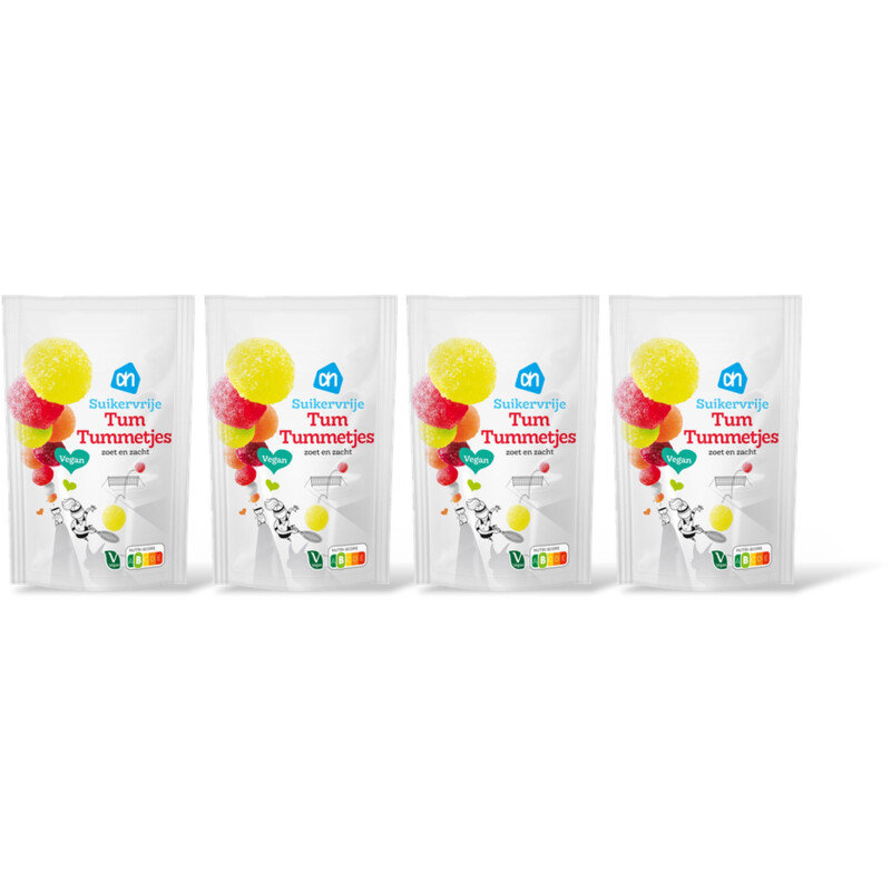 AH Tum tummetjes suikervrij 4-pack