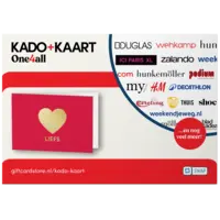 Kado + kaart liefs e-gift 10 euro