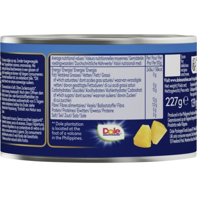 pdp-image-Dole Tropical gold ananas stukjes op sap