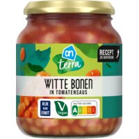 Een afbeelding van AH Terra Witte bonen in tomatensaus