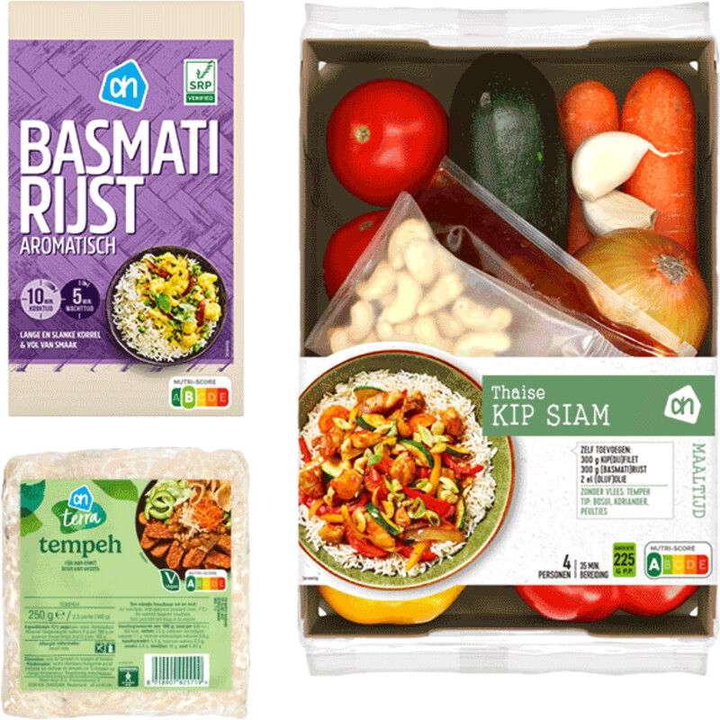 Een afbeelding van AH Vega Thaise Kip Siam Verspakket