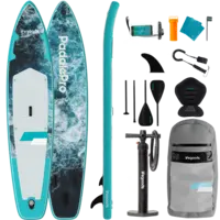 Lifegoods Sup board touring with seat splash blue