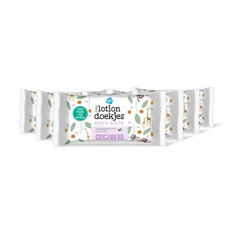 Baby lotiondoekjes extra zacht 6-pack