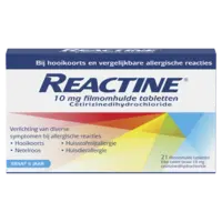 Reactine Hooikoortstabletten cetirizine 10mg