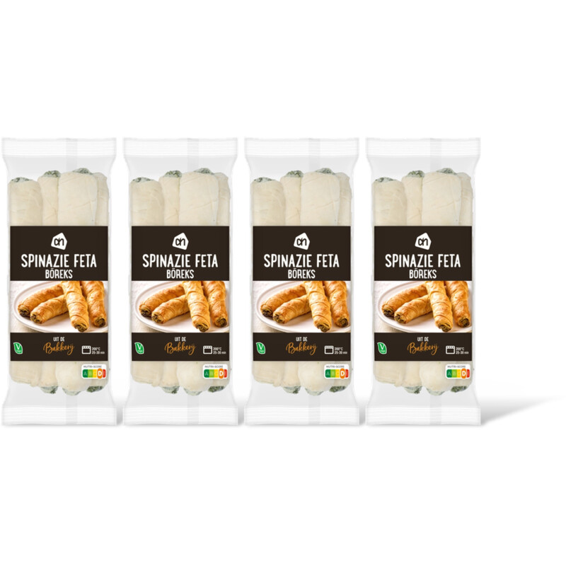 AH Diepvries spinazie feta boreks 4-pack