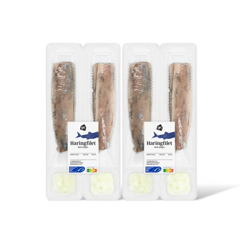Haringfilet met uitjes 2-pack