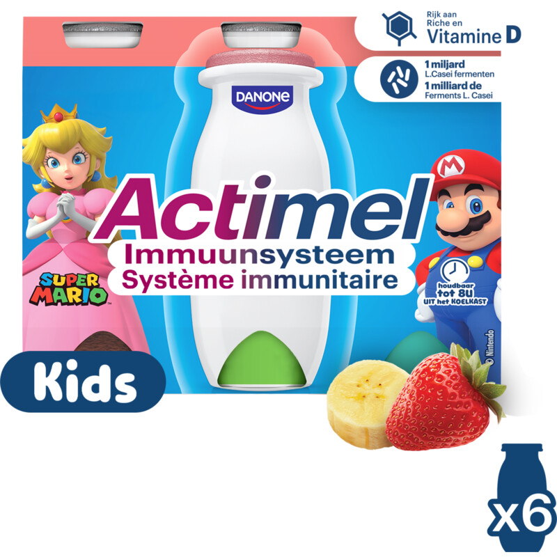 Een afbeelding van Actimel Kids aardbei banaan bel