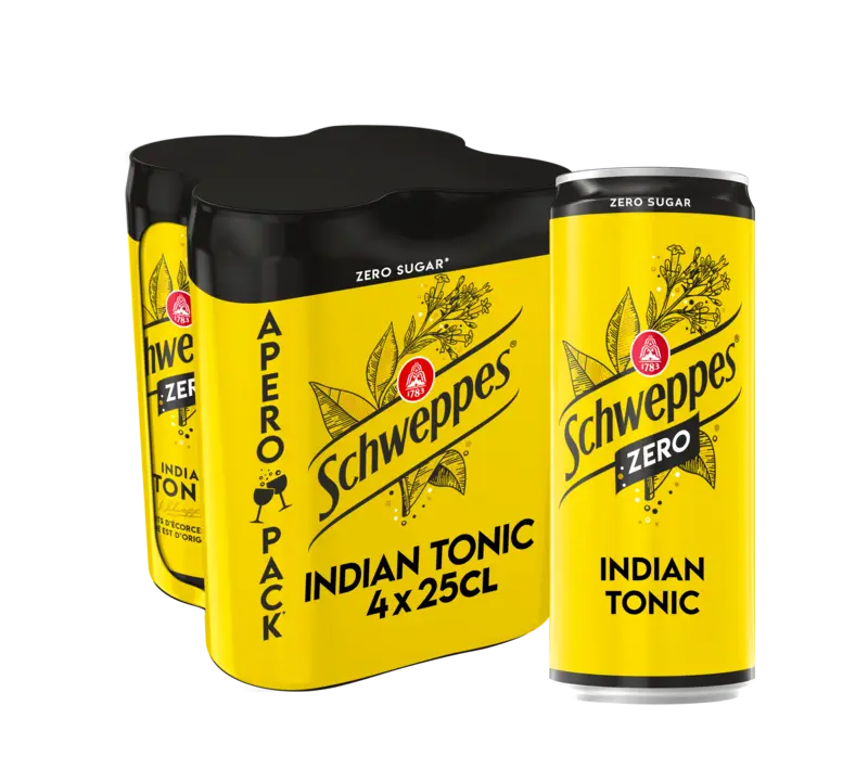 Schweppes Indian tonic zero 4-pack
