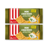 LU Mini crackers olijfolie & oregano 2-pack