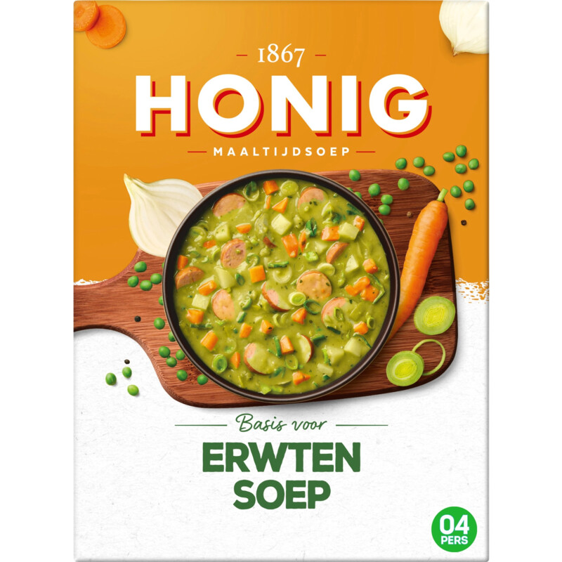 Een afbeelding van Honig Maaltijdsoep basis voor erwtensoep