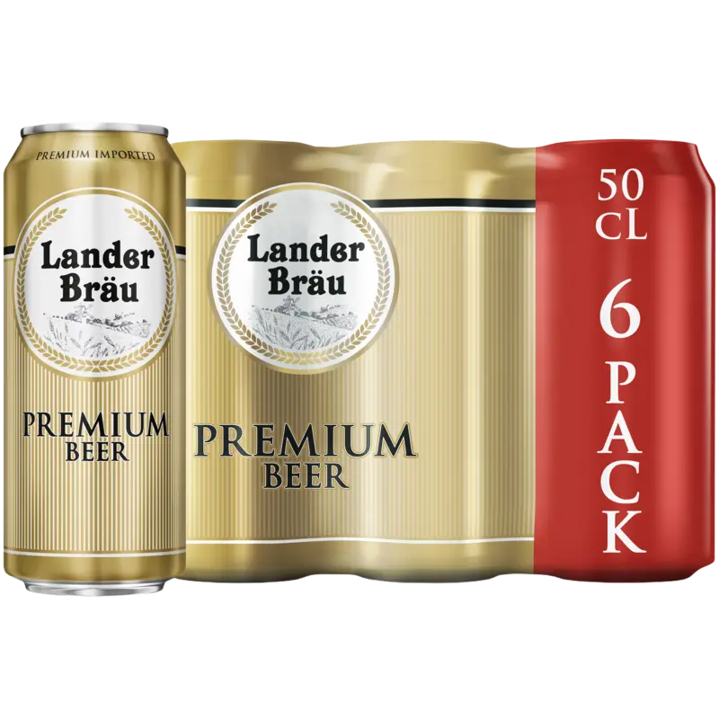 Premium beer 6-pack