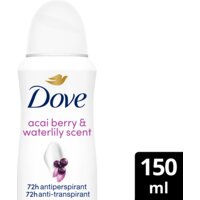 Een afbeelding van Dove Acai & waterlily anti-transpirant spray