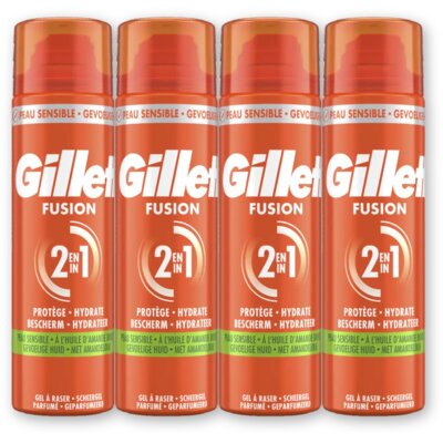 pdp-image-Gillette Fusion5 ultra gevoelig scheergel 4-pack