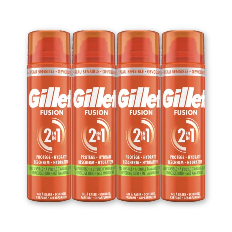 Gillette Fusion5 ultra gevoelig scheergel 4-pack