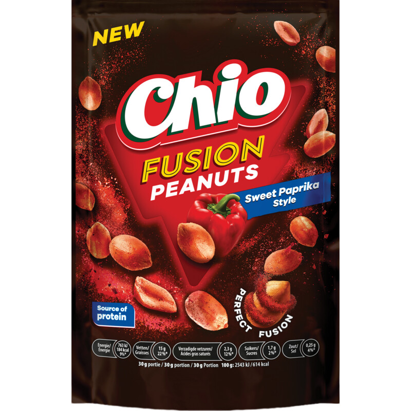 Chio Fusion peanuts sweet paprika style