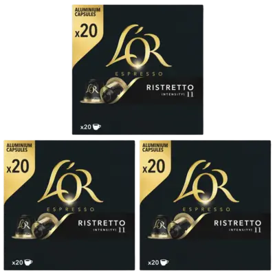 pdp-image-L'OR Espresso ristretto capsules 3-pack