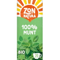 Een afbeelding van Zonnatura 100% munt kruideninfusie