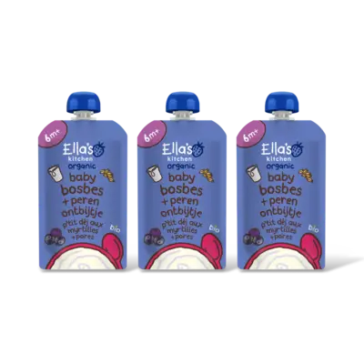 pdp-image-Ella's kitchen Baby bosbessen ontbijtje 6m+ 3-pack