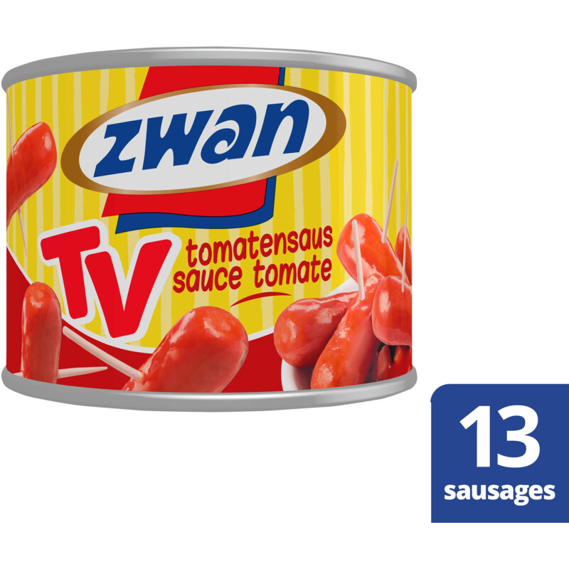 Een afbeelding van Zwan 12 Worstjes in tomatensaus bel