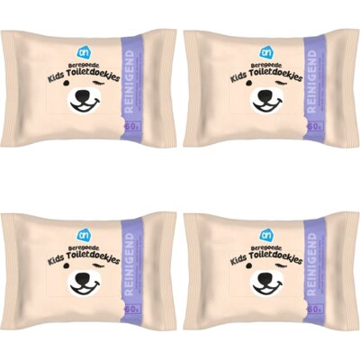 pdp-image-AH Beregoede kids toiletdoekjes 4-pack