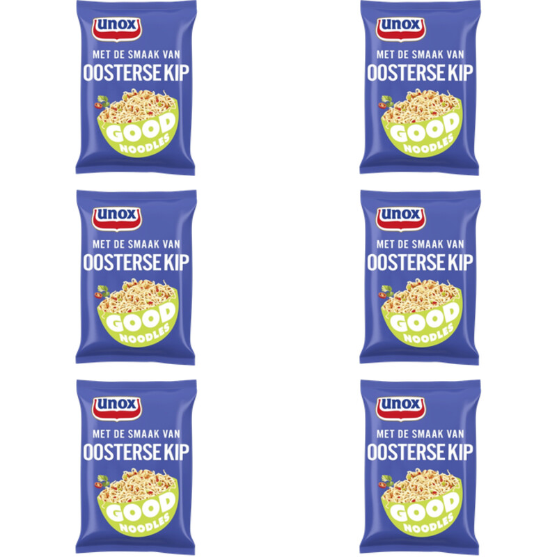 Unox Good noodles oosterse kip 6-pack