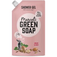 Een afbeelding van Marcel's Green Soap Shower gel argan oudh refill