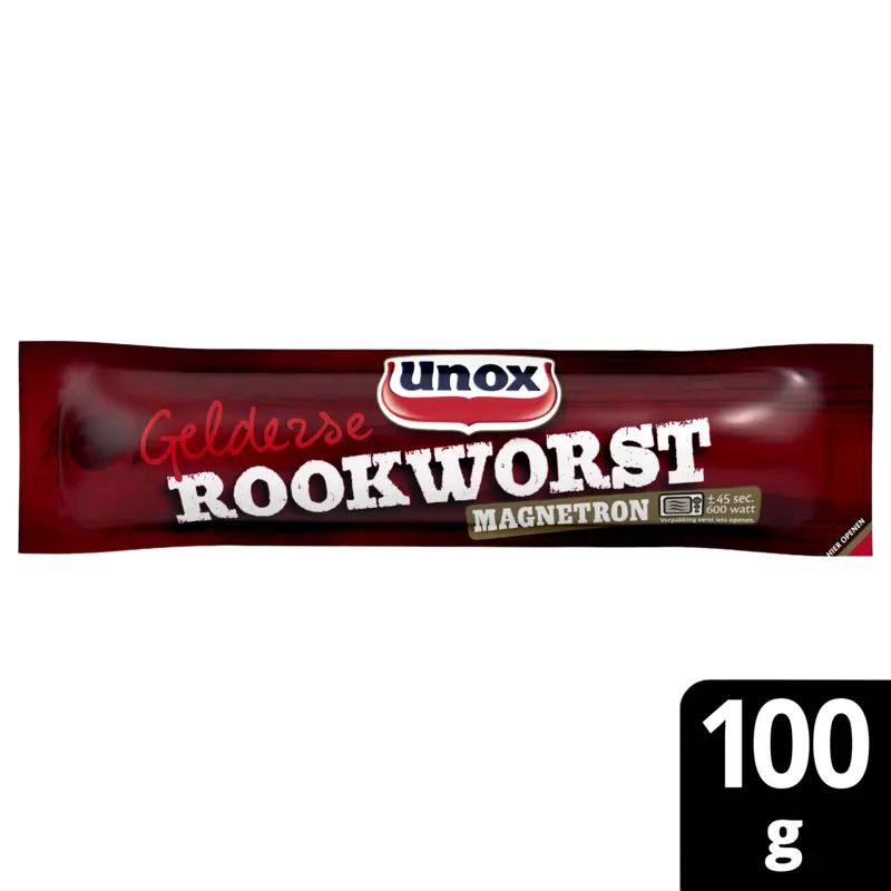 Unox Gelderse rookworst magnetron