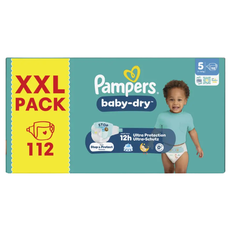 Baby-dry luiers maat 5 XXL pack