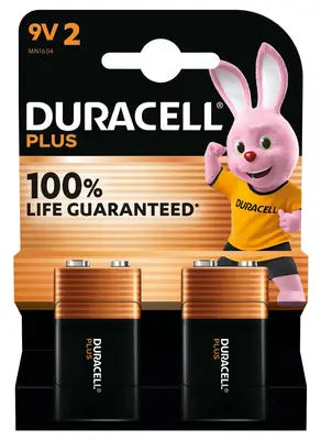 pdp-image-Duracell Plus 9V batterijen
