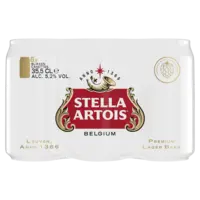 Stella Artois Belgium pils 6-pack