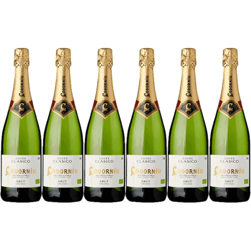 Een afbeelding van Codorníu Clasico cava brut 6 flessen