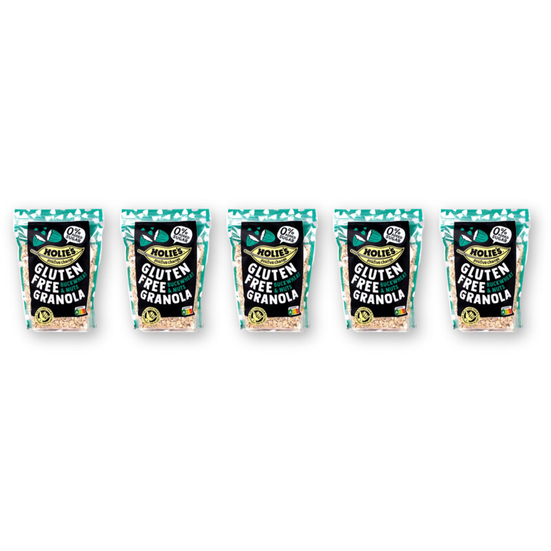 Holie's Granola buckwheat&nuts glutenfree 5-pack