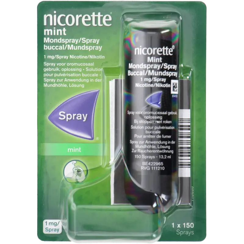 Nicorette Nicotine mondspray mint 1mg