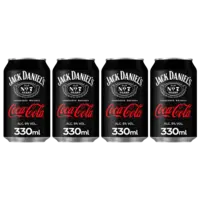 Jack Daniels Whiskey & Coca-Cola 4-pack