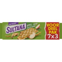 Een afbeelding van Sultana Fruitbiscuit appel voordeelpak