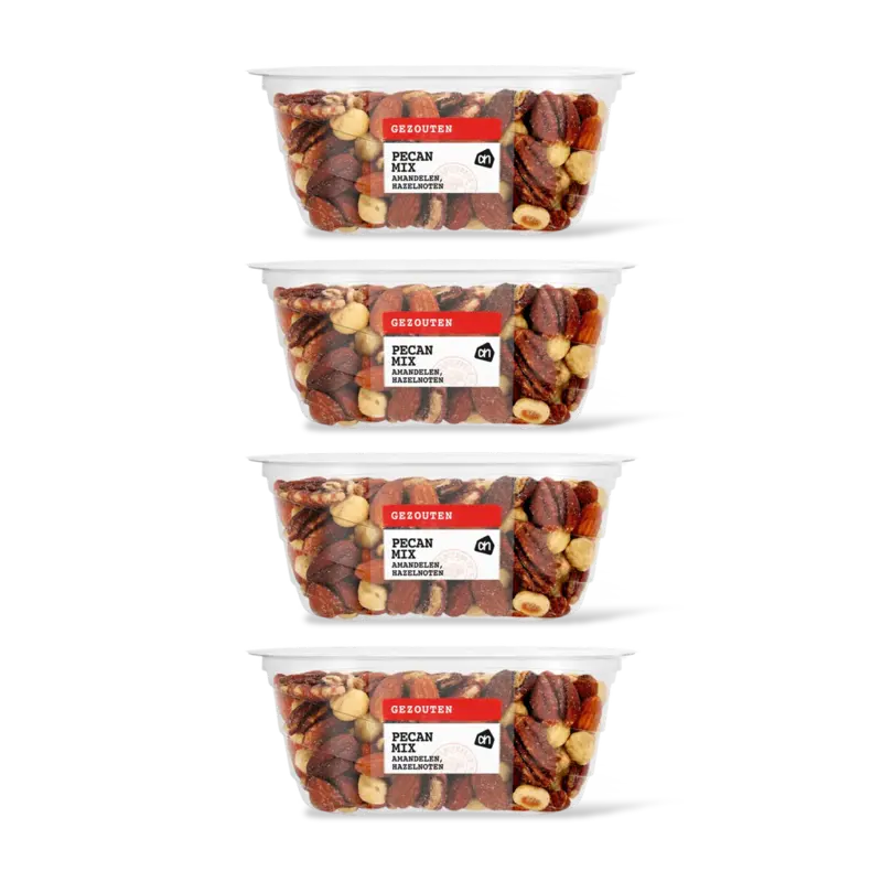 AH Pecanmix amandel, hazelnoten gezoutn 4pk