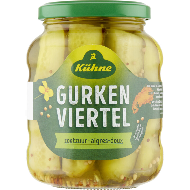 Een afbeelding van Kühne Gurken viertel zoetzuur