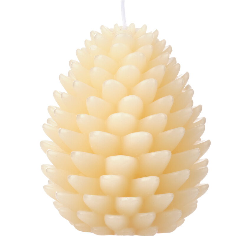 Een afbeelding van AH Excellent Vormkaars dennenappel cream