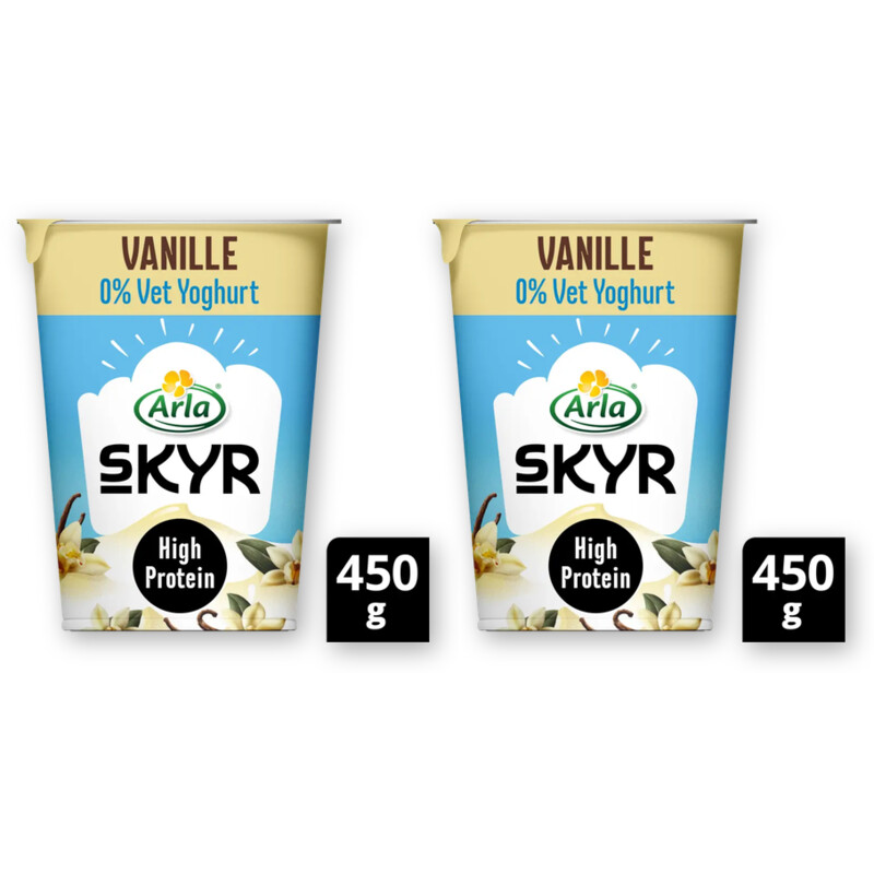 Arla Skyr vanille yoghurt 2-pack