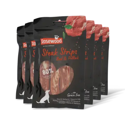 pdp-image-Rosewood Steak strips beef & pollock 6-pack