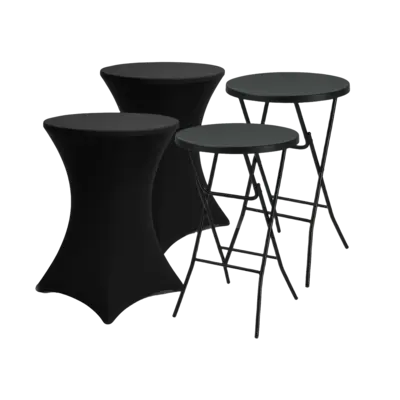 pdp-image-Brixy Statafel met rok zwart 2 stuks