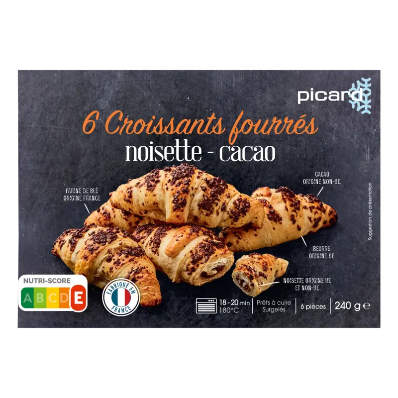 Picard Croissants cacao hazelnoot