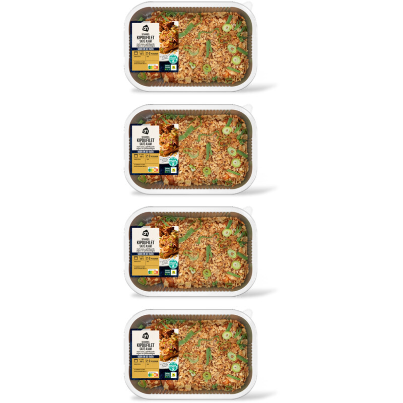 AH Ovenschotel scharrel kip sate ajam 4-pck