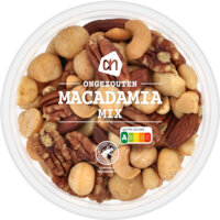 Een afbeelding van AH Ongezouten macadamiamix