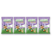 Goodies Snack dino puffs cheese/onion 3+ jr 4pk