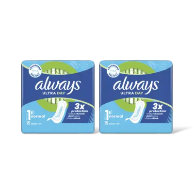 pdp-image-Always Ultra day normal maandverband 2-pack