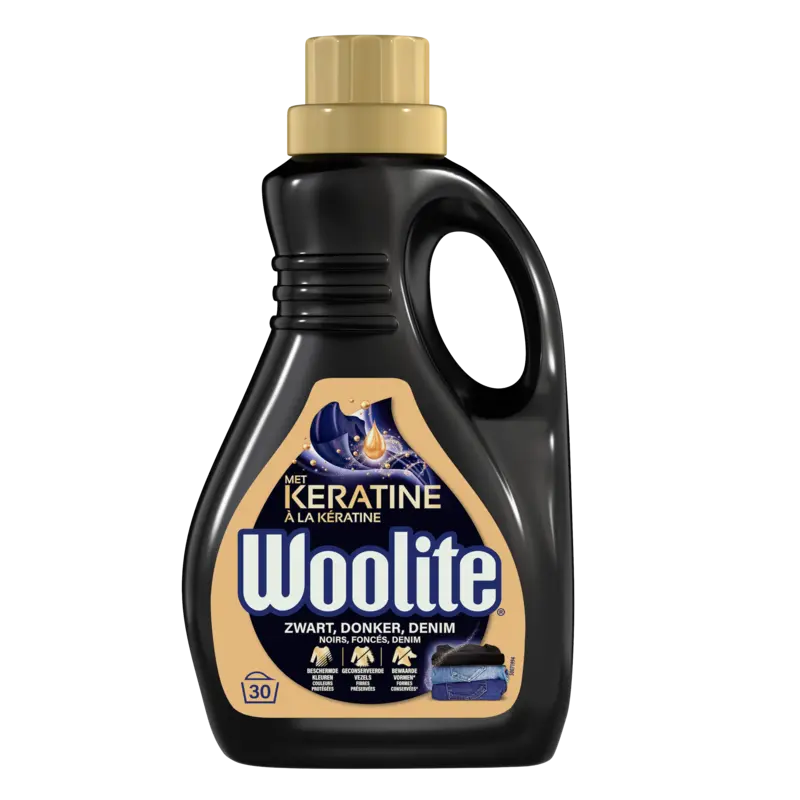 Woolite Wasmiddel zwart, donker met keratine bel