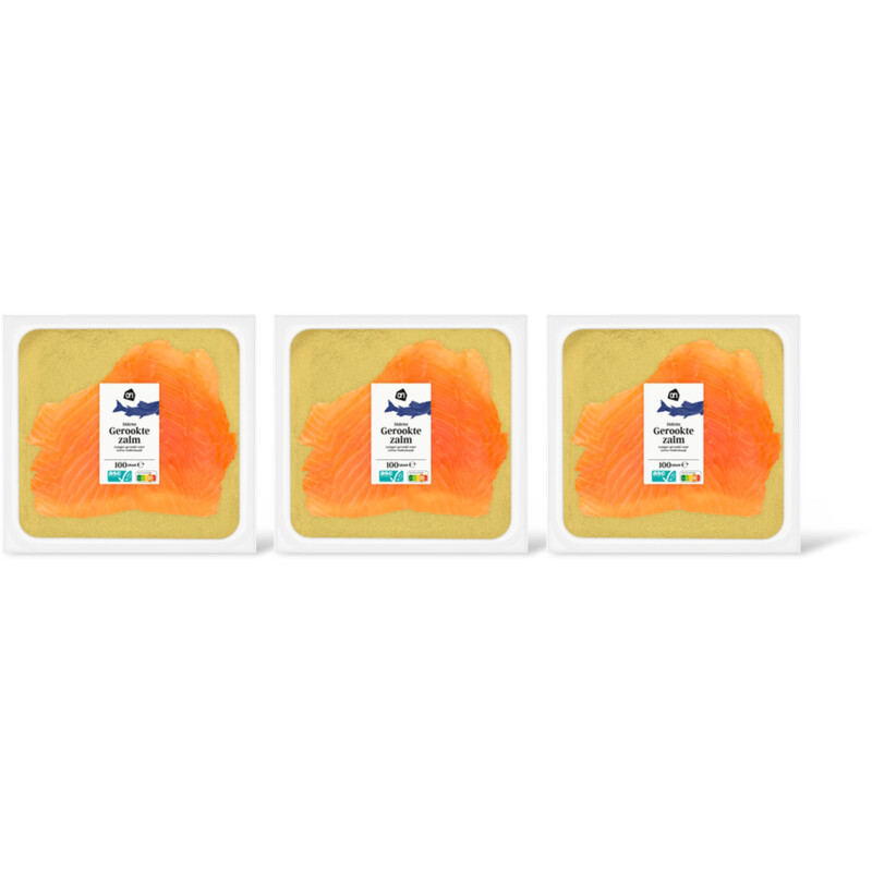 AH Intens gerookte zalm 3-pack