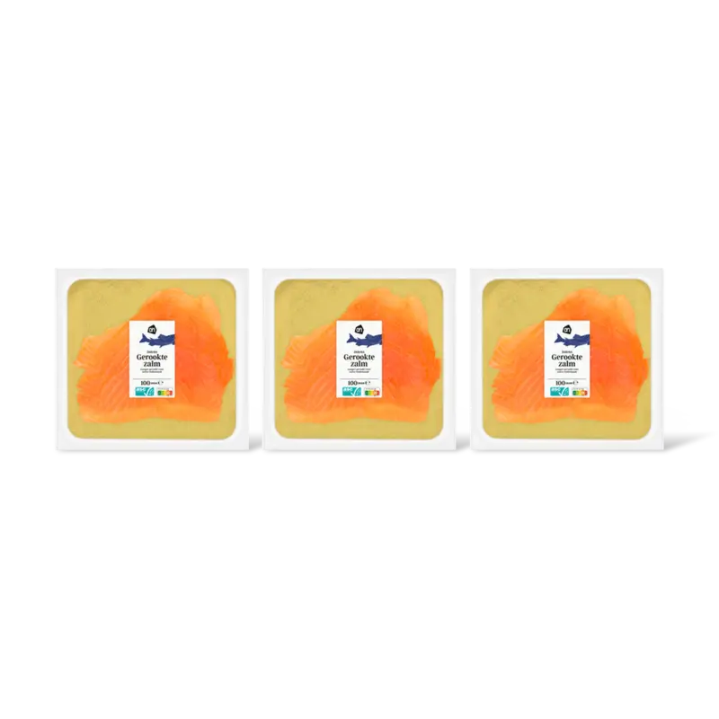 AH Intens gerookte zalm 3-pack