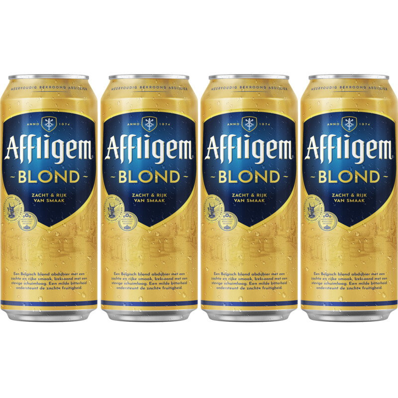 Een afbeelding van Affligem Blond abdijbier 4-pack
